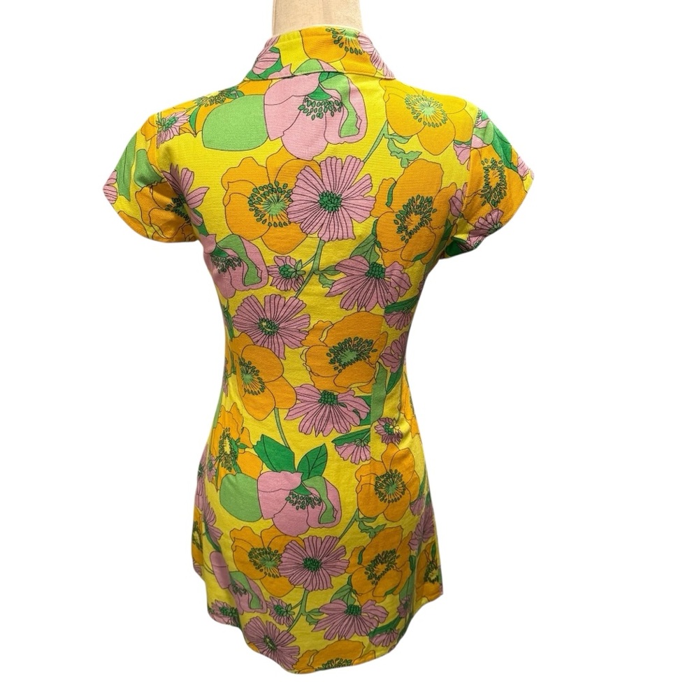 Rixo Lolita Dress in 60s Floral ☀️🍊🌸🍀 - Picture 4 of 14